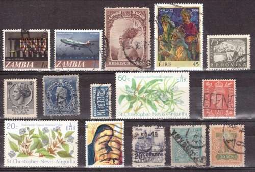 UNCHECKED WORLD SELECTION BID PER STAMP TO TAKE ALL CARD EXCLUDED