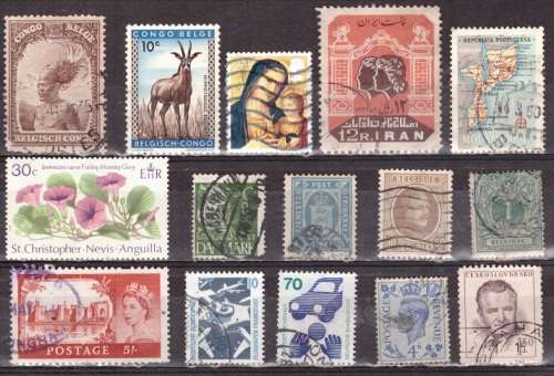 UNCHECKED WORLD SELECTION BID PER STAMP TO TAKE ALL CARD EXCLUDED