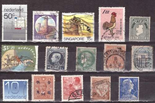 UNCHECKED WORLD SELECTION BID PER STAMP TO TAKE ALL CARD EXCLUDED