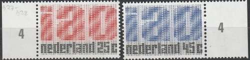 NETHERLANDS 1969 The 50th Anniversary of the ILO UMM CV R18 SG 1067-8