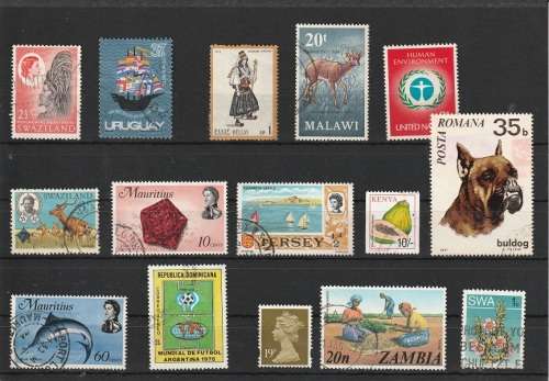 UNCHECKED WORLD SELECTION BID PER STAMP TO TAKE ALL CARD EXCLUDED