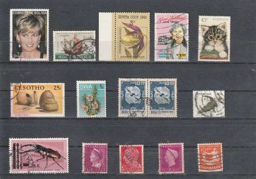 UNCHECKED WORLD SELECTION BID PER STAMP TO TAKE ALL CARD EXCLUDED