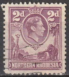 NORTHERN RHODESIA 1938 King George VI ULH SACC 33 DISCOUNTED