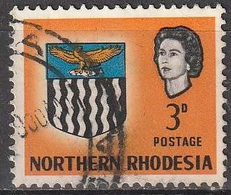 NORTHERN RHODESIA 1963 Coat of Arms ULH SACC 78