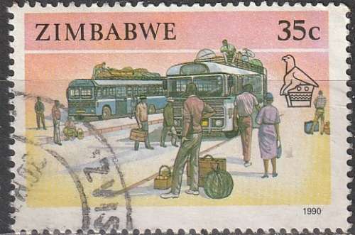 ZIMBABWE 1990 Transport ULH CV R8.80 SG 781