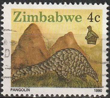 ZIMBABWE 1990 Wildlife ULH CV R4.40 SG 771