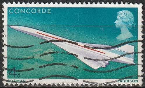 GB 1969 The First Flight of the Prototype `Concorde` ULH CV R2.20 SG 784