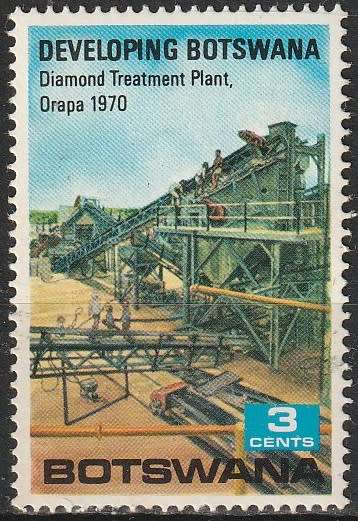BOTSWANA 1970 Developing Botswana UMM CV R17.60 SG 261