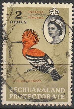 BECHUANALAND 1961 Birds and Local Motifs ULH CV R99 SG 169