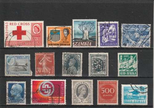 UNCHECKED WORLD SELECTION BID PER STAMP TO TAKE ALL CARD EXCLUDED