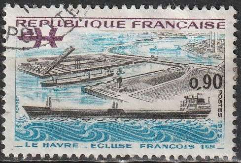 FRANCE 1973 Francois I Lock, Le Havre CV R7.70 SG 2007 ULH