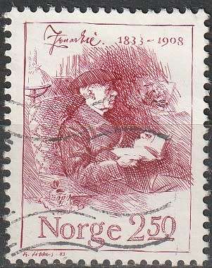 NORWAY 1983 The 150th anniversary of the birth of Jonas Lie ULH CV R7.70 SG 921