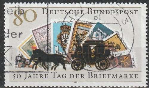 GERMANY 1986 The Day of Stamps ULH CV R17.60 SG 2142