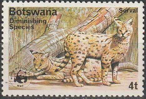 BOTSWANA 1977 Diminishing Species MM CV R93.50 SG 395