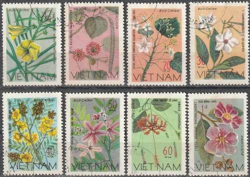 VIET NAM 1977 Wild Flowers ULH CV R59.40 SG 155-62
