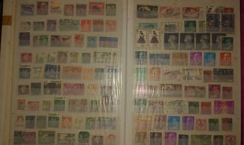 GREEN STOCKBOOK MIXED WORLD FOR SORTING AS SHOWN IN PHOTOS 15 PAGE 30 SIDES