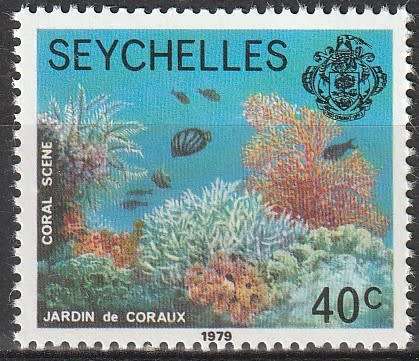 SEYCHELLES 1977 Marine Life FINE MINT SG 409B