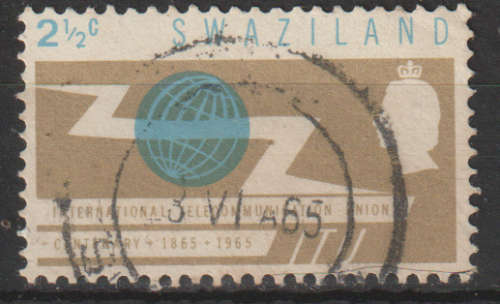SWAZILAND 1965 The 100th Anniversary of I.T.U. ULH SG 109