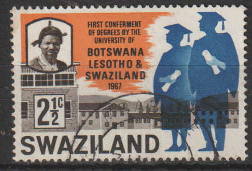 SWAZILAND 1967 First Ceremony of an Academic Degree by the University in Botswana ULH SG 124
