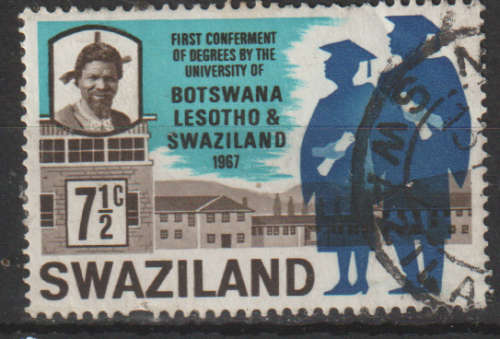 SWAZILAND 1967 First Ceremony of an Academic Degree by the University in Botswana ULH SG 129