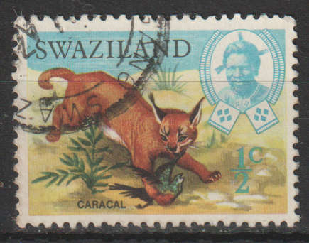 SWAZILAND 1969 Native Wild Animals ULH SG 161