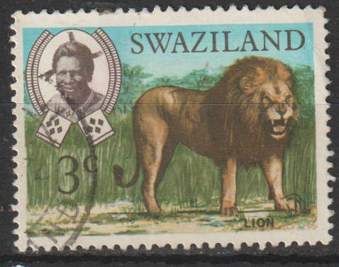 SWAZILAND 1969 Native Wild Animals ULH SG 164