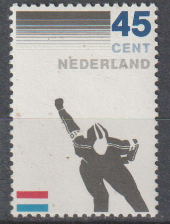 NETHERLANDS 1982 The 100th Anniversary of the Skating Union FINE MINT SG 1396