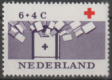 NETHERLANDS 1963 Red Cross UMM SG 954