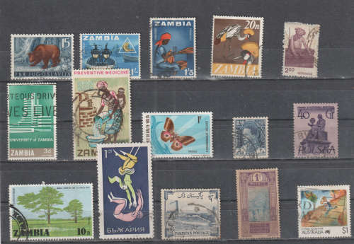 WORLD SELECTION BID PER STAMP TO TAKE ALL CARD EXCLUDED