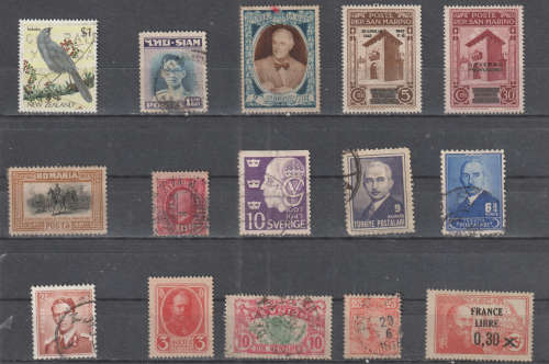 WORLD SELECTION BID PER STAMP TO TAKE ALL CARD EXCLUDED