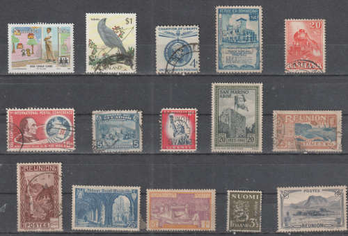 WORLD SELECTION BID PER STAMP TO TAKE ALL CARD EXCLUDED