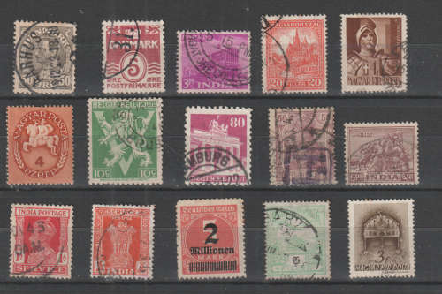 WORLD SELECTION BID PER STAMP TO TAKE ALL CARD EXCLUDED