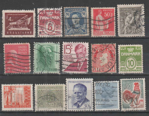 WORLD SELECTION BID PER STAMP TO TAKE ALL CARD EXCLUDED