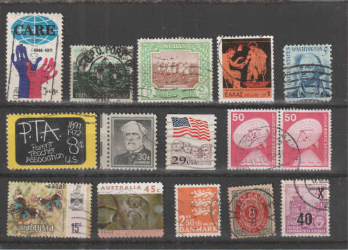 WORLD SELECTION BID PER STAMP TO TAKE ALL CARD EXCLUDED