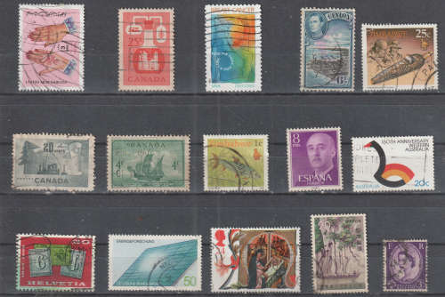 WORLD SELECTION BID PER STAMP TO TAKE ALL CARD EXCLUDED