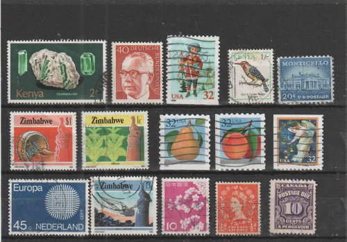 WORLD SELECTION BID PER STAMP TO TAKE ALL CARD EXCLUDED