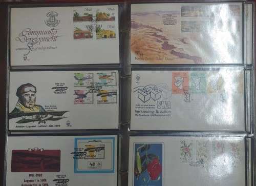 FIRST DAY COVER ALBUM PACKED WITH 120 VARIOUS COVERS BARGAIN 20 PAGES OF 6 COVERS