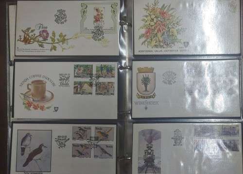 FIRST DAY COVER ALBUM PACKED WITH 120 VARIOUS COVERS BARGAIN 20 PAGES OF 6 COVERS