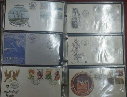 FIRST DAY COVER ALBUM PACKED WITH 120 VARIOUS COVERS BARGAIN 20 PAGES OF 6 COVERS