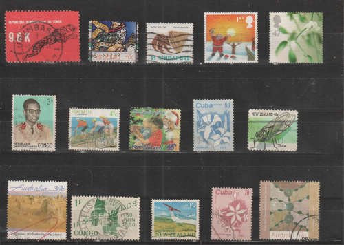 WORLD SELECTION BID PER STAMP TO TAKE ALL CARD EXCLUDED