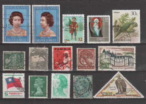 WORLD SELECTION BID PER STAMP TO TAKE ALL CARD EXCLUDED