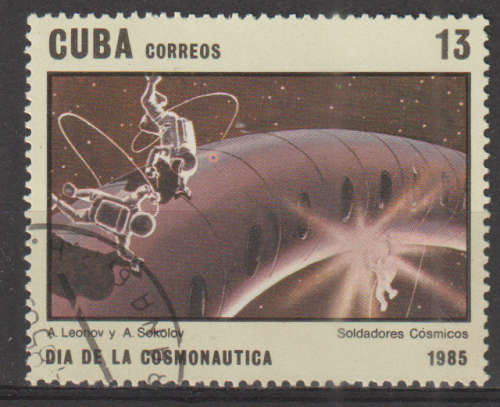 CUBA 1985 Cosmonautics Day UNH SG 3093