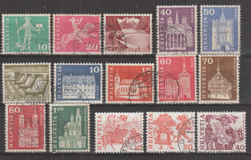 SWITZERLAND SELECTION BID PER STAMP TO TAKE ALL CARD EXCLUDED