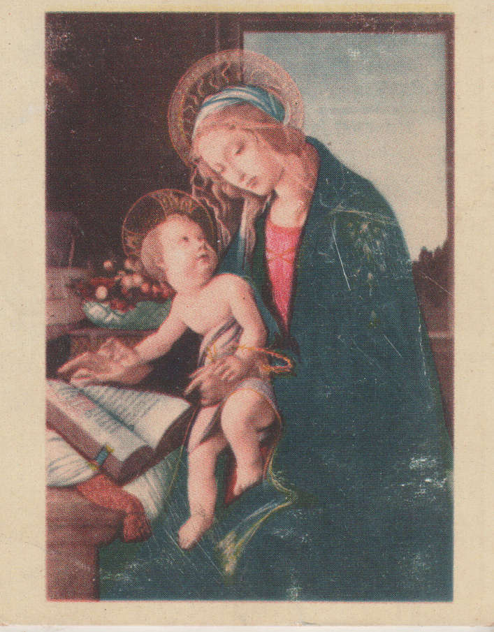 CIGARETTE CARD FAMOUS WORKS OF ART NO 8