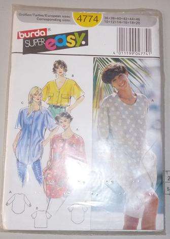BURDA PATTERN 4774