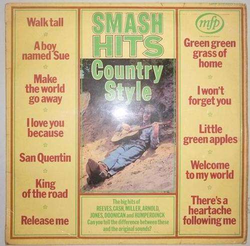 SMASH HITS COUNTRY STYLE VINYL LP RECORD
