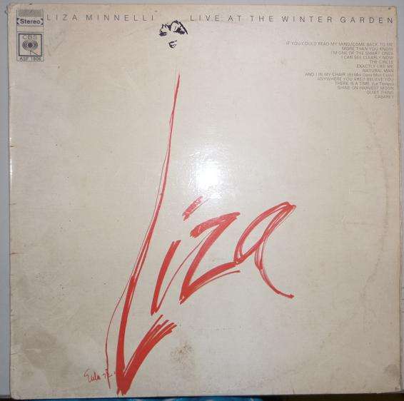 LIZA MINNELLI LIVE AT WINTER GARDEN LP