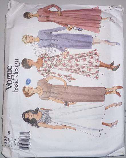 VOGUE PATTERN 1338