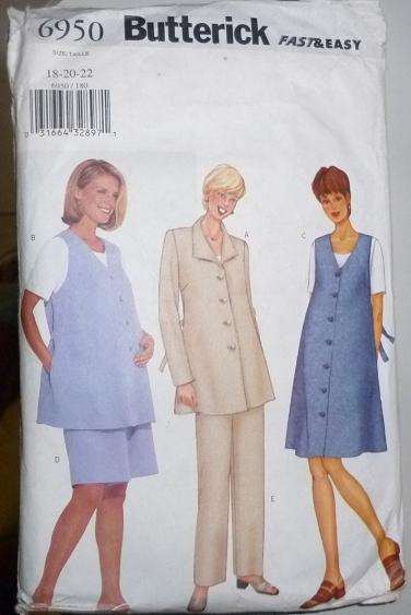 BUTTERRICK PATTERN 6950