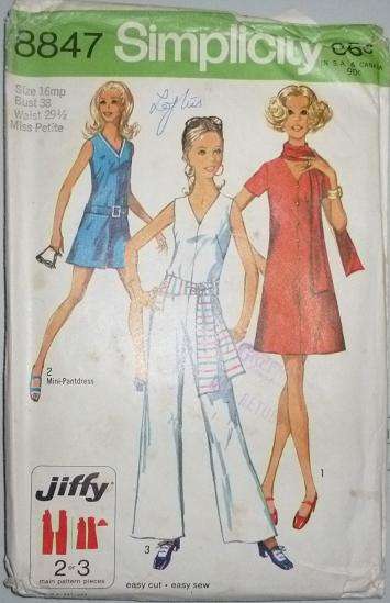 SIMPLICITY PATTERN 8847